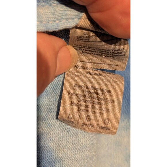 Lot of 2 Boys Youth Large 14-16 Shirts Gildan Shark Tie Dye & LG3ND Performance - Picture 9 of 11